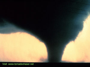 Large destructive tornado