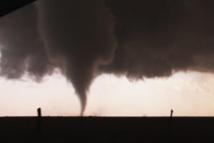 Large Tornado close intercept